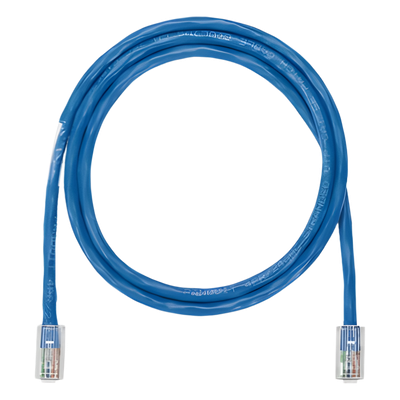 Cable de Parcheo UTP / Cat 5e / 24 AWG / 3.05 m (10 ft) / RJ45 T568A / Azul