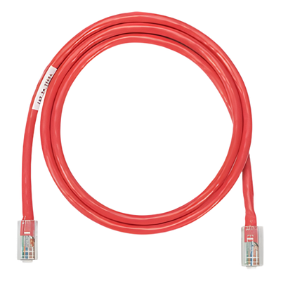 Cable de Parcheo UTP / Categoría 5e Clase D / 2.13 m (7 ft) / 24 AWG / RJ45 / Rojo
