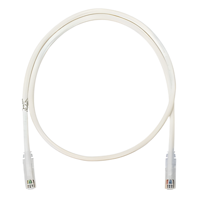 Cable de Parcheo UTP / Cat 6 / 2 m (6.56 ft) / 24 AWG / T568B / Blanco Mate