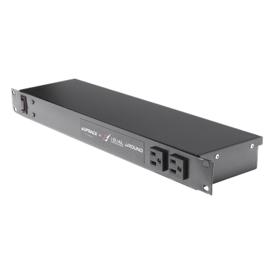 Supresor de Picos para Rack / 10 Contactos NEMA 5-15R / Protección Clase A 40 kA / Filtro EMI/RFI -70 dB / Montaje 19" 1U