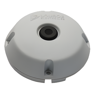 Micrófono preamplificador / Control automático de ganancia / Captación 9 m (29.5 ft) / Salida nivel de línea / 12 VDC