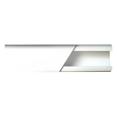 Canaleta PVC / 1 Vía / 20 x 17 mm / Tramo 2.5 m / Autoextinguible / Resistencia UV 500 hrs / -20°C a +85°C
