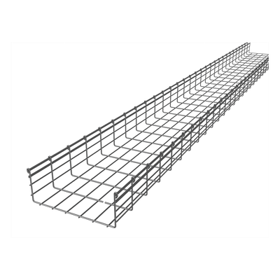 Charola Tipo Malla / 150 mm Peralte / 300 mm Ancho / 3 m Longitud / 9.84 ft / Electro Zinc / 716 Cables Cat6