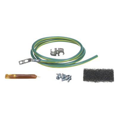 Kit de Jumper de Puesta a Tierra / 6 AWG / 1.52 m (5 ft) / Zapata 45° / Conector Htap 2-6 AWG / UL 467 / NEBS Level 3