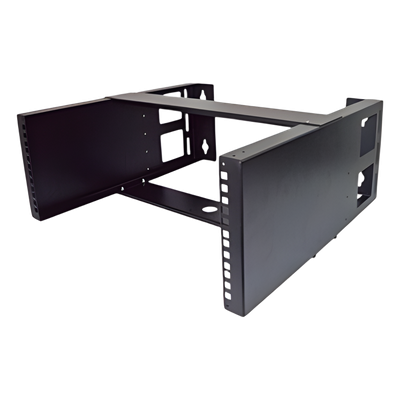 Rack Abierto de Pared / 19" / 4U / Acero Calibre 18 / Carga 20 kg / 500 mm (19.7 in) de Profundidad