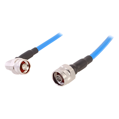 Cable RF Coaxial Plenum / SSP-250-LLPL / 1/4" (6.35 mm) / 1 m (3.28 pies) / N Macho a N Macho / Bajo PIM ≤-155 dBc / 0-6 GHz / Blindaje >100 dB