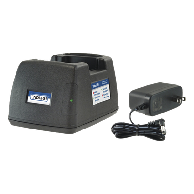 Cargador rápido de escritorio / 100-240 VCA / LED indicador por posición / Compatible con múltiples series Motorola