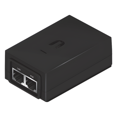 Adaptador PoE / 24 VDC 1.0 A / Gigabit 10/100/1000 Mbps / Protección ESD / Montaje en Pared / 0-40°C