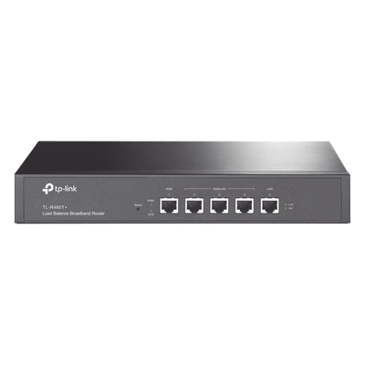 Router Balanceador de Carga / 4 Puertos WAN / 30,000 Sesiones Concurrentes / Firewall Integrado / Control de Banda por IP