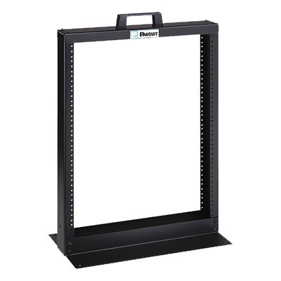 Rack de Dos Postes / 13 Unidades de Rack / 19 in EIA-310D / Aluminio / Carga 300 lb (136 kg) / Rieles Roscados #12-24