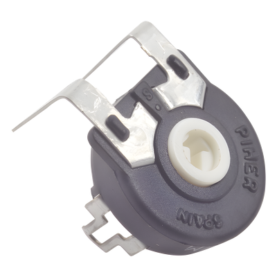 Potenciómetro Cermet / 10 kΩ / 0.25 W / Ajuste Vertical / IP54 / 15 mm / 100,000 Ciclos