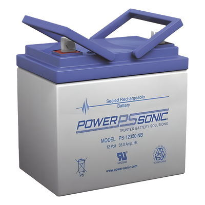 Batería de Respaldo AGM/VRLA / 12V / 35Ah / Terminales NB3 / Vida Útil 5 Años / Construcción UL