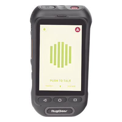 Radio PTT LTE / Altavoz 105 dB / Batería 3000 mAh / Wi-Fi Dual / Bluetooth 4.2 BLE / Android Go
