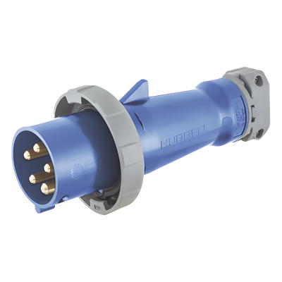 Clavija industrial / 30 A / 120/208 V CA / 4 polos 5 hilos / IP67 / 3 fases / #12-8 AWG