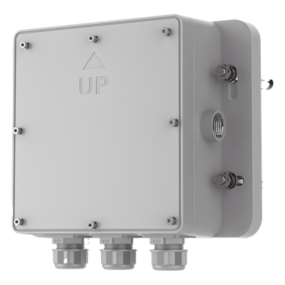 Caja de Conexiones para Exterior / IP66 / Polímero Anticorrosión / Salida de Tubo 3/4 Integrada / 260 x 237 x 90 mm