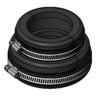Bota de Caucho para Placa Pasamuro / 4" (101.6 mm) / EPDM Resistente a Intemperie / Diseño Universal / Sin Inserto