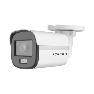 Cámara Bala TURBOHD / 3K 5 Megapixel / Color 24/7 / Luz Blanca 20 m (65.6 ft) / Micrófono Integrado / IP67 / 4 Tecnologías / dWDR