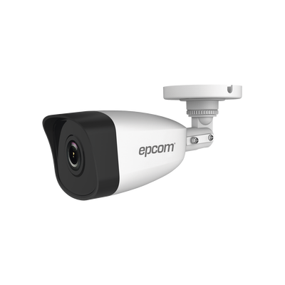 Cámara Bala IP / 2 Megapixel / Lente 2.8 mm / IR EXIR 30 m (98.4 ft) / IP67 / PoE / dWDR / H.265