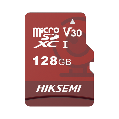 Memoria MicroSD / 128 GB / Lectura 95 MB/s / Escritura 50 MB/s / Clase 10 U3 / Grabación 4K / Videovigilancia 24/7