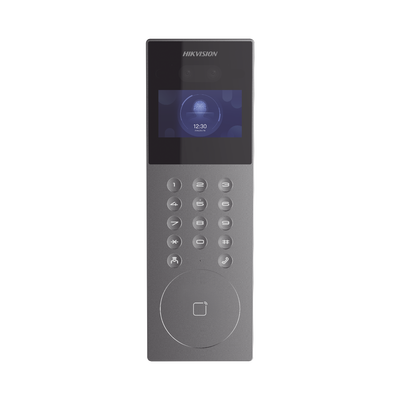 Videoportero IP Multiapartamento / 1080p HD / Reconocimiento Facial IA / Pantalla 4.3' / 5,000 Rostros / 25,000 Tarjetas / IP65 / 500 Departamentos / 9 Frentes de Calle