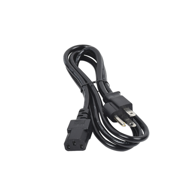 Cable de Alimentación Eléctrica / 110-240 VCA / 1.5 m (4.92 ft) / IEC 320C13 / NEMA 5-15P / Trifásico con Tierra