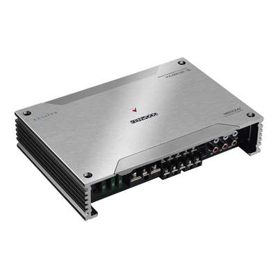 Amplificador Clase D Marino / 5 Canales / 1600 W Máxima / Hi-Res Audio / Resistente a Niebla Salina / Conexión Unilateral