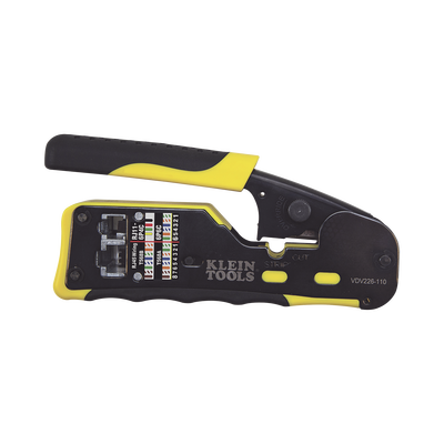 Ponchadora/Pelacables/Cortacables / Conectores Pass-Thru RJ45 / RJ11/RJ12 Estándar / Matraca Ciclo Completo / 28-22 AWG