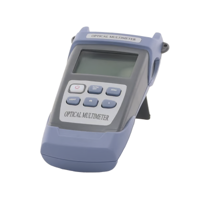 Medidor de Potencia para Fibra Óptica / Rango -50 a 26 dBm / Longitud de Onda 800-1700 nm / VFL 650 nm 2 mW / Conectores SC, FC, ST