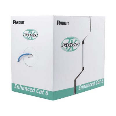 Cable UTP / Cat 6 Mejorado / 23 AWG / Cobre Sólido / 305 m (1000 ft) / PVC CM / 4 Pares / Reelex