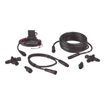 Kit de Conexión NMEA 2000 / Cables Extensión 0.61 m (2 ft) y 4.55 m (14.9 ft) / 2 Conectores T / 2 Terminadores / Cable Alimentación 0.6 m (2 ft)