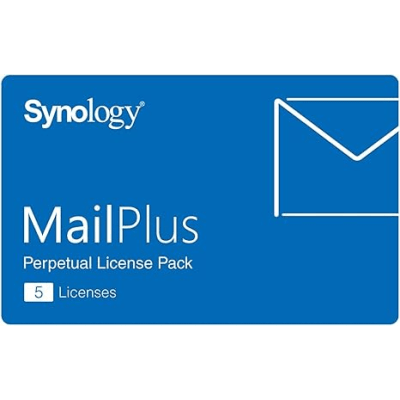 Licencias de Servidor de Correo / 5 Cuentas Permanentes / Migración entre NAS / Alta Disponibilidad / Hasta 21,000 Usuarios
