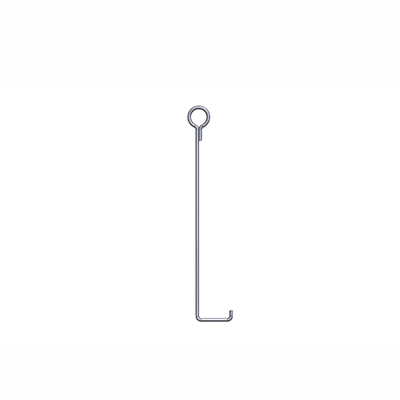 Ancla de Retenida para Torre / Altura 45 m (147.6 ft) / Tipo Piso / Varilla 3/4" ASTM A36 / Galvanizado por Inmersión en Caliente / Longitud 150 cm (59.1 in)