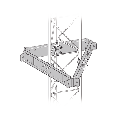 Estabilizador de Torre / 6 Puntos de Sujeción / Acero Galvanizado en Caliente / Antitorsión / Viento Severo / Antenas >1 m
