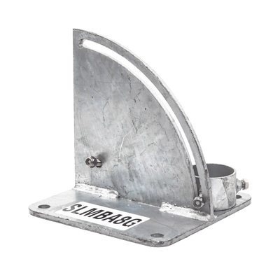 Base para Mástil / Ajuste de Ángulo 0° a 60° / Acero Galvanizado / Mástil 1