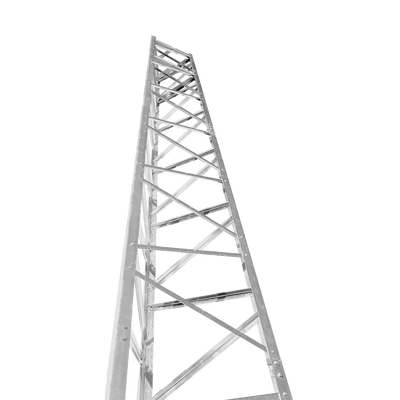 Torre autosoportada / 26.8 m (88 pies) / Resistencia 161 km/h (100 mph) / Área antenas 22 ft² / Secciones 2.4 m (8 pies)
